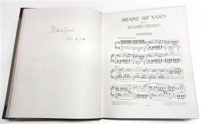 Strauss, Richard, - Autographs, manuscripts, certificates