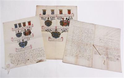 Ahnenprobe, Sternberg, - Autogramy, rukopisy, papíry