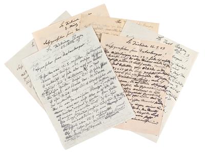 Egger-Lienz, Albin, - Autogramy, rukopisy, papíry