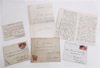Grieg, Nina, - Autographs, manuscripts, certificates