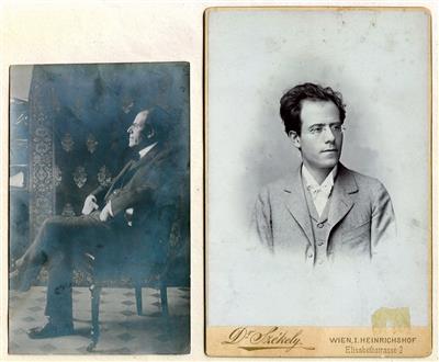 Mahler, Gustav, - Autogramy, rukopisy, papíry