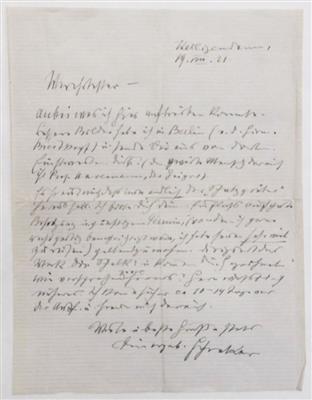 Schreker, Franz, - Autografi, manoscritti, atti