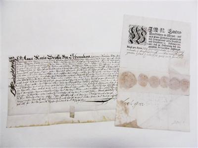 Steiermark, - Autographs, manuscripts, certificates