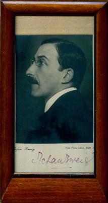 Zweig, Stefan, - Autogramy, rukopisy, papíry