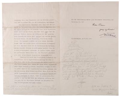Franz Ferdinand, - Autographs, manuscripts, certificates