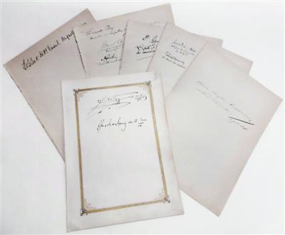 Gästebuch, - Autogramy, rukopisy, papíry