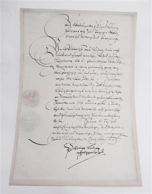 Philipp Ludwig, - Autographen, Handschriften, Urkunden