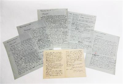 Rosegger, Sepp, - Autographs, manuscripts, certificates