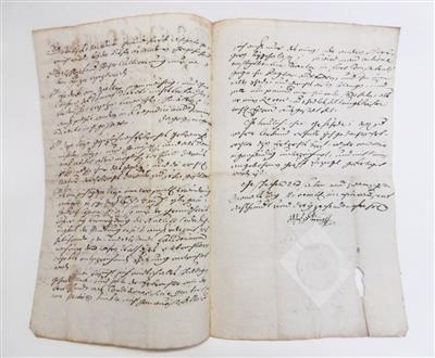 Toerring, Joseph August, - Autographen, Handschriften, Urkunden