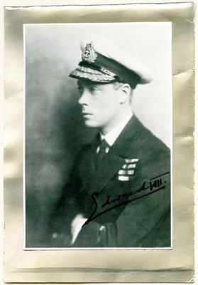 Edward VIII., - Autographs, manuscripts, certificates