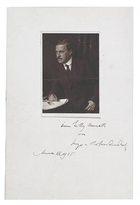 Hofmannsthal, Hugo v., - Autografi, manoscritti, atti