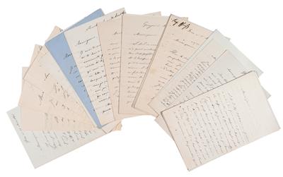 Hornstein, Wilhelm, - Autographs, manuscripts, certificates