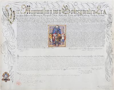Maximilian III., - Autografi, manoscritti, atti