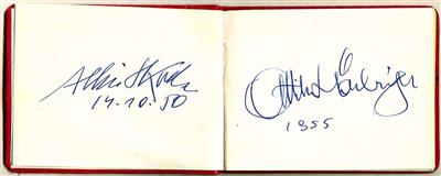 Schauspieler, - Autografi, manoscritti, atti