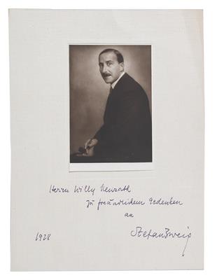 Zweig, Stefan, - Autografi, manoscritti, atti