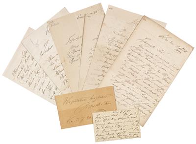 Billroth, Theodor, - Autographs, manuscripts, certificates