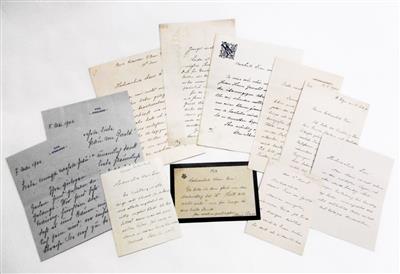 Ebner-Eschenbach, Marie, - Autogramy, rukopisy, papíry