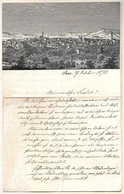 Frommann, Friedrich Johannes, - Autographen, Handschriften, Urkunden
