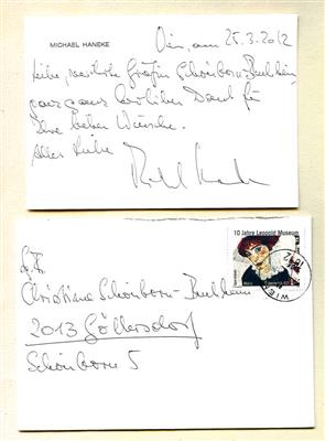 Haneke, Michael, - Autographs, manuscripts, certificates