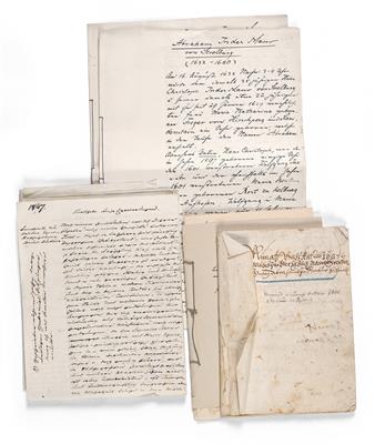 Tirol, - Autographs, manuscripts, certificates