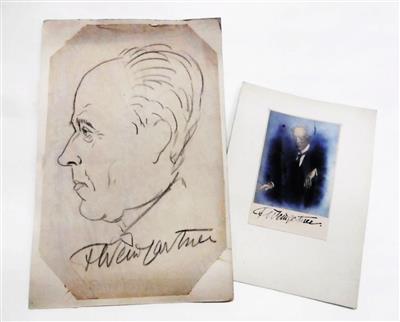 Weingartner, Felix, - Autografi, manoscritti, atti