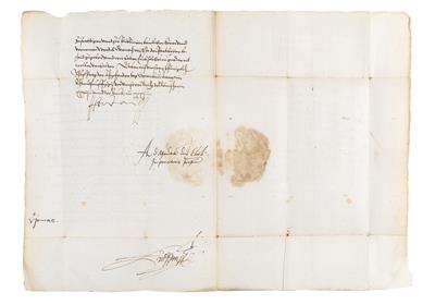 Ferdinand I., - Autographs, manuscripts, certificates