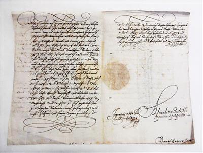 Ferdinand II., - Autogramy, rukopisy, papíry