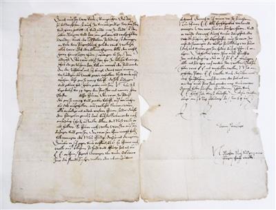 Kärnten, - Autographs, manuscripts, certificates