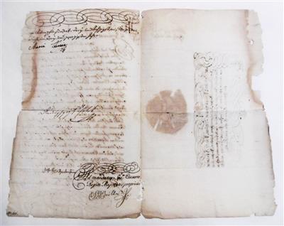 Maria Theresia, - Autogramy, rukopisy, papíry