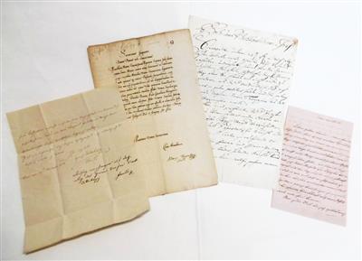 Österreich, - Autographs, manuscripts, certificates