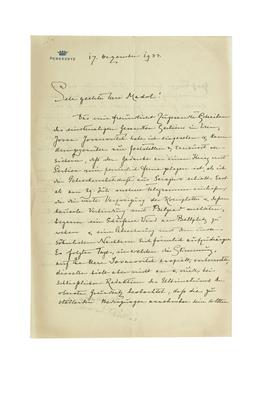 Berchtold, Leopold, - Autogramy, rukopisy, papíry