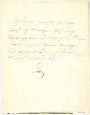 Franz Joseph I., - Autographen, Urkunden, Handschriften