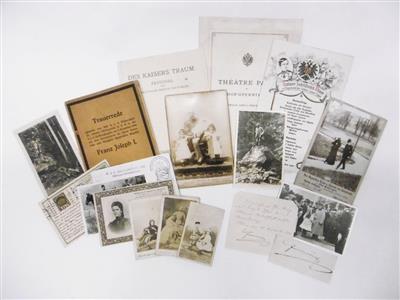 Franz Joseph I., - Autographs, manuscripts, certificates