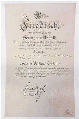 Friedrich II., - Autogramy, rukopisy, papíry