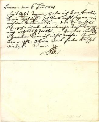 Iffland, August Wilhelm, - Autographs, manuscripts, certificates