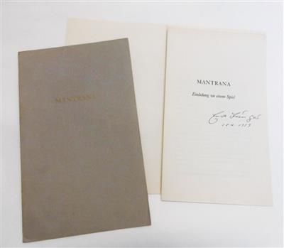 Jünger, Ernst, - Autografi, manoscritti, atti