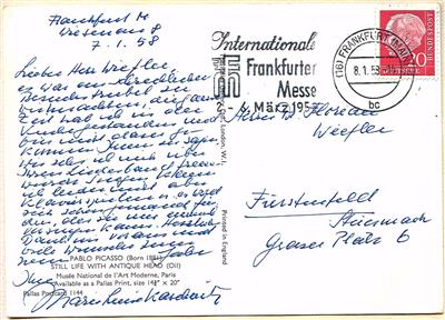 Kaschnitz, Marie Louise, - Autographs, manuscripts, certificates