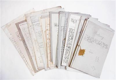 Oberösterreich, - Autographs, manuscripts, certificates