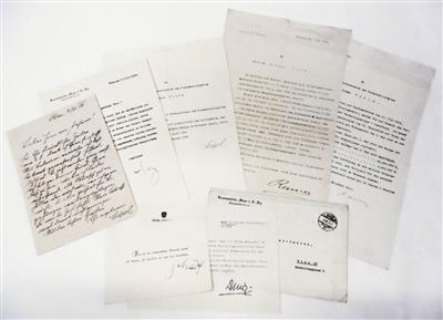 Österreich, - Autographs, manuscripts, certificates