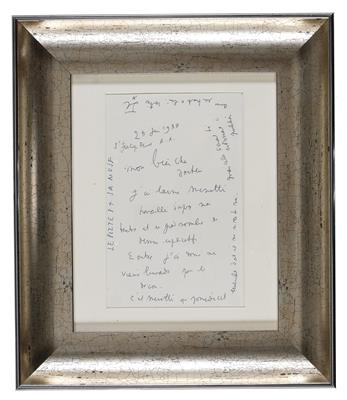 Cocteau, Jean, - Autografi