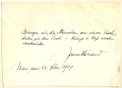 Harand, Irene, - Autogramy