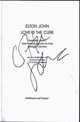 John, Elton, - Autografi