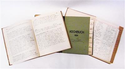 Kochbücher, - Autografi