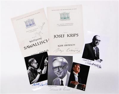 Komponisten, Dirigenten - Autogramy