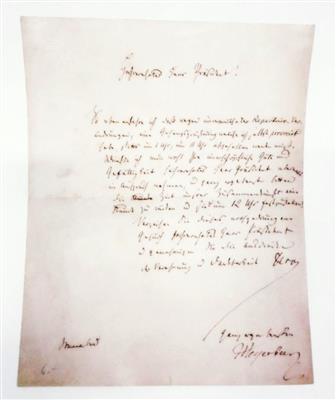 Meyerbeer, Giacomo, - Autogramy
