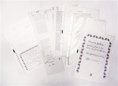 Schriftsteller, Maler, - Autographen, Handschriften, Urkunden