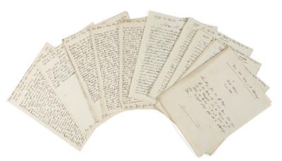 Wurzbach von Tannenberg, Constant, - Autographen, Handschriften, Urkunden
