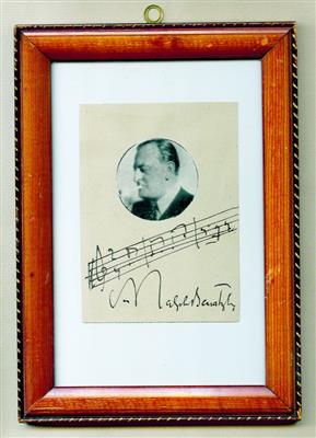 Benatzky, Ralph, - Autographs, manuscripts, certificates