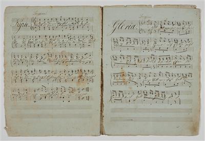 Bruckner, Anton, - Autografi, manoscritti, atti
