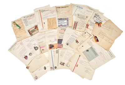 Deutscher Sängerbund, - Autographs, manuscripts, certificates